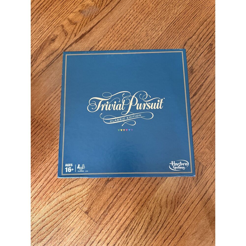 Trivial Pursuit Classic Edition Board Game Hasbro Complete